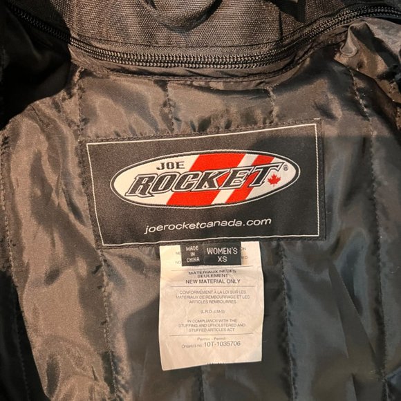 Joe Rocket Motorcycle / Riding Jacket with Spine and Shoulder Protectors - Picture 3 of 3